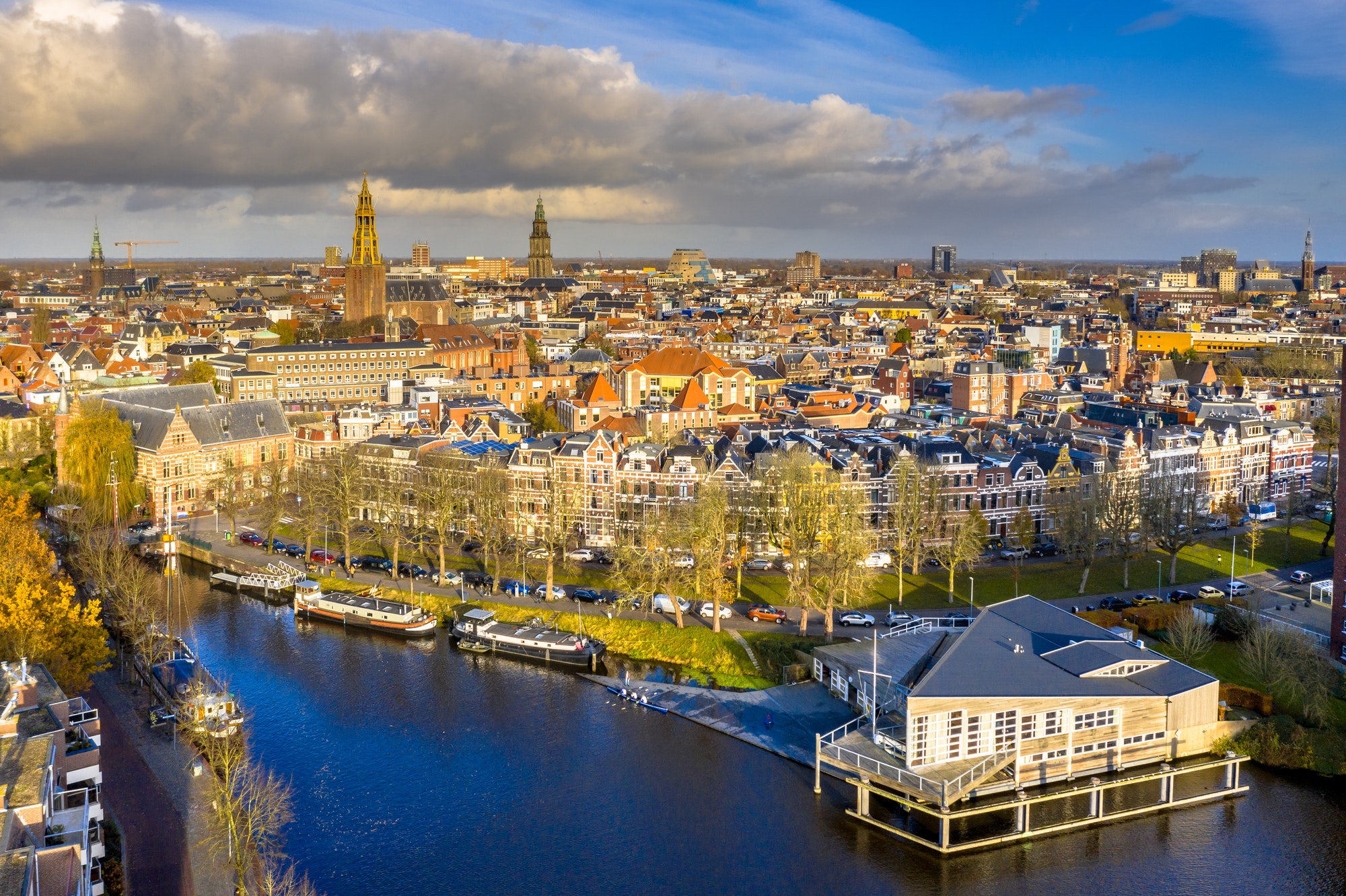 Groningen city from above